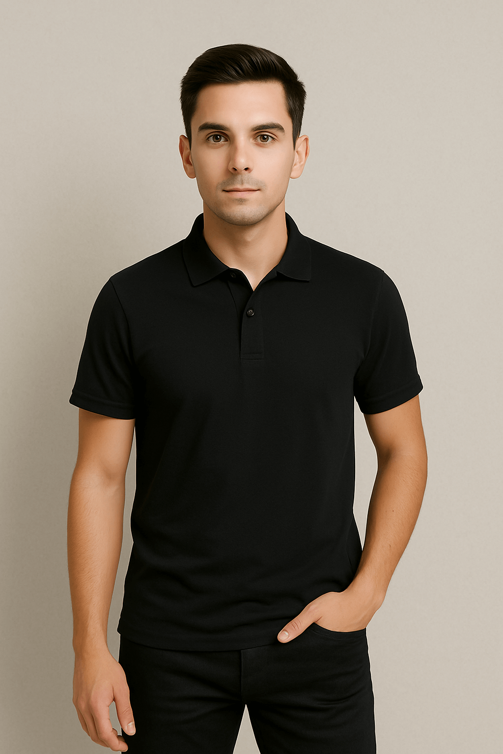 Рубашка-поло | Мужская | 200 грм² | 100% хлопок, с короткими рукавами