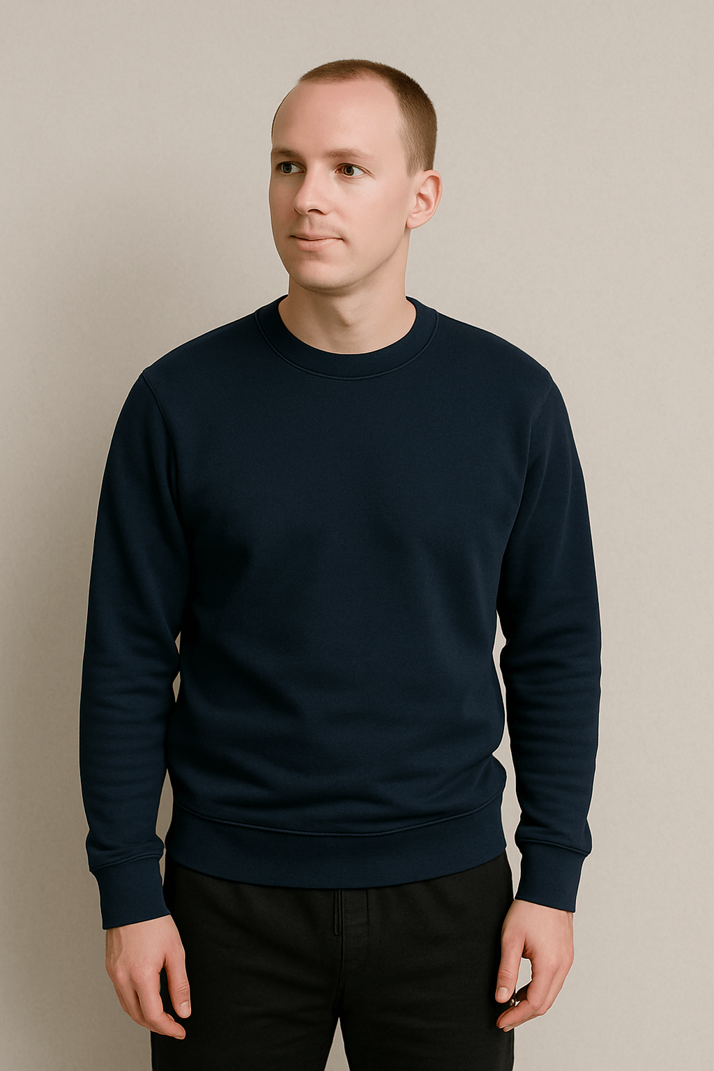 Cвитшот без - начес | Унисекс | 330 грм² | 100% хлопок