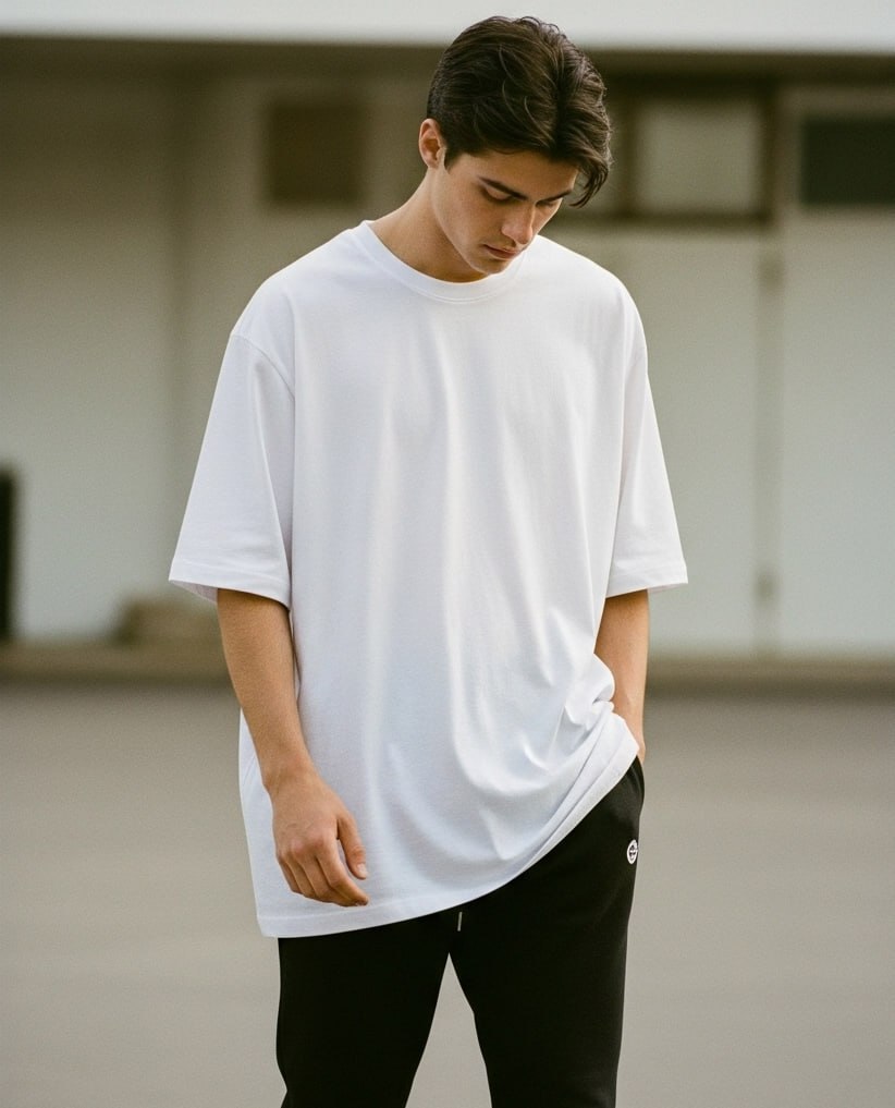 Футболка оверсайз | Унисекс | 200 грм² | 100% хлопок, с короткими рукавами