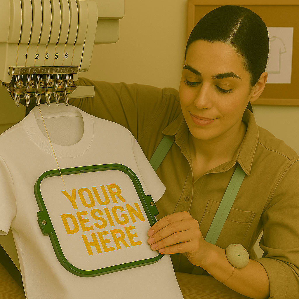 Вышивка на футболках